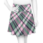 Plaid with Pop Skater Skirt (Personalized)
