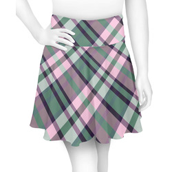Plaid with Pop Skater Skirt
