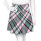 Plaid with Pop Skater Skirt - Front