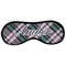 Plaid with Pop Sleeping Eye Mask - Front Large