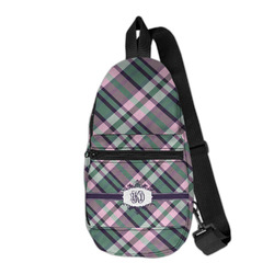 Plaid with Pop Sling Bag (Personalized)