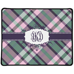 Plaid with Pop Large Gaming Mouse Pad - 12.5" x 10" (Personalized)