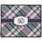 Plaid with Pop Large Gaming Mouse Pad - 12.5" x 10" (Personalized)