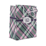 Plaid with Pop Small Gift Bag (Personalized)
