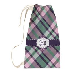 Plaid with Pop Laundry Bags - Small (Personalized)