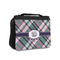 Plaid with Pop Small Travel Bag - FRONT
