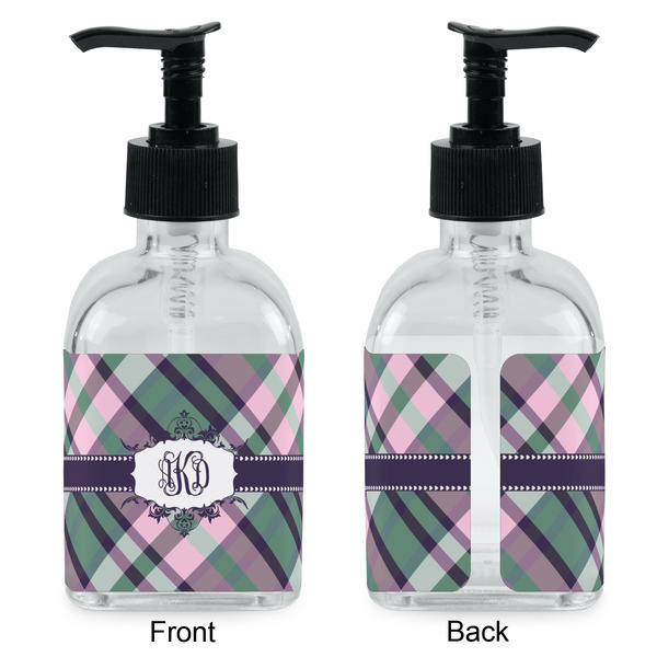 Plaid with Pop Glass Soap/Lotion Dispenser - Approval