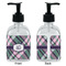 Plaid with Pop Glass Soap/Lotion Dispenser - Approval