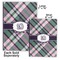 Plaid with Pop Soft Cover Journal - Compare