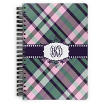 Plaid with Pop Spiral Notebook (Personalized)