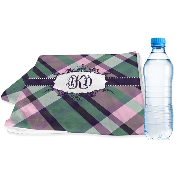 Custom Plaid with Pop Sports & Fitness Towel (Personalized)