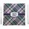 Plaid with Pop Square Dinner Plate