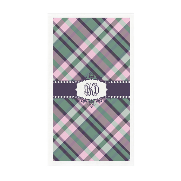 Custom Plaid with Pop Guest Towels - Full Color - Standard (Personalized)