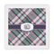 Plaid with Pop Standard Decorative Napkins (Personalized)