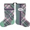 Plaid with Pop Stocking - Double-Sided - Approval