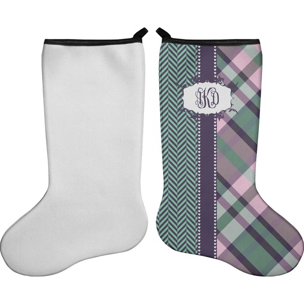 Plaid with Pop Stocking - Single-Sided - Approval
