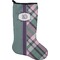 Plaid with Pop Stocking - Single-Sided