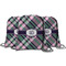 Plaid with Pop String Backpack - MAIN