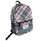 Plaid with Pop Student Backpack Front