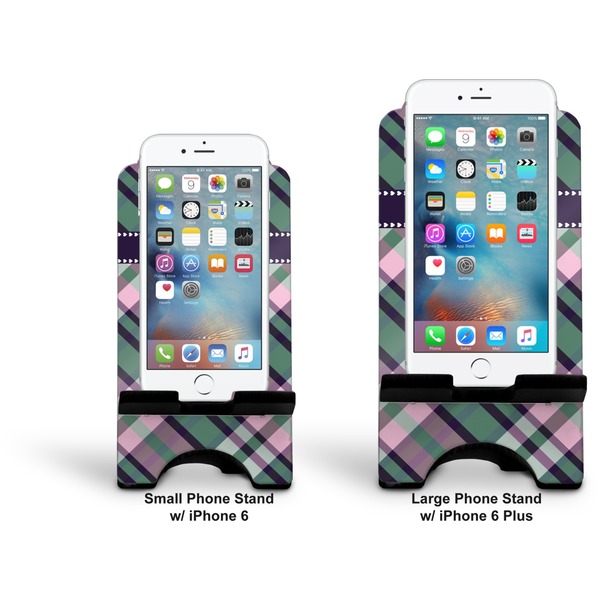 Plaid with Pop Stylized Phone Stand - Comparison