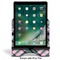Plaid with Pop Stylized Tablet Stand - Front with ipad