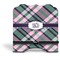 Plaid with Pop Stylized Tablet Stand - Front without iPad