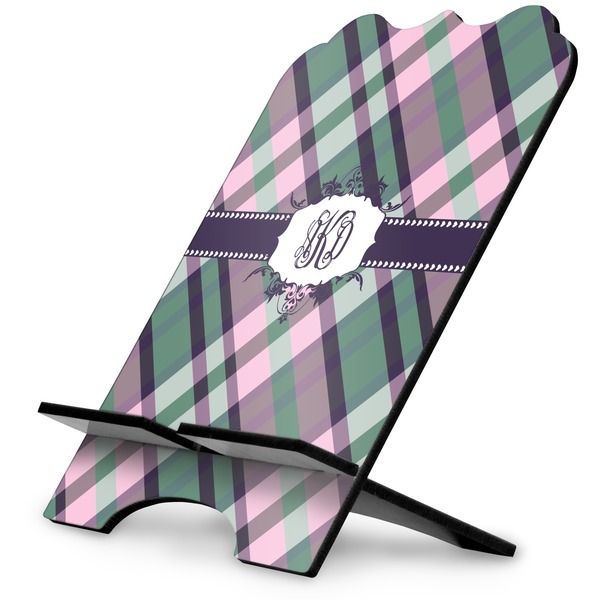 Custom Plaid with Pop Stylized Tablet Stand (Personalized)