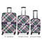 Plaid with Pop Suitcase Set 1 - APPROVAL