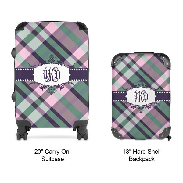 Plaid with Pop Suitcase Set 4 - APPROVAL