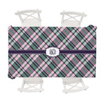 Plaid with Pop Tablecloth - 58"x102" (Personalized)