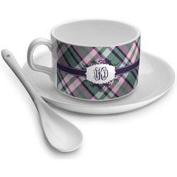 Plaid with Pop Tea Cup (Personalized)