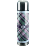 Plaid with Pop Stainless Steel Thermos (Personalized)