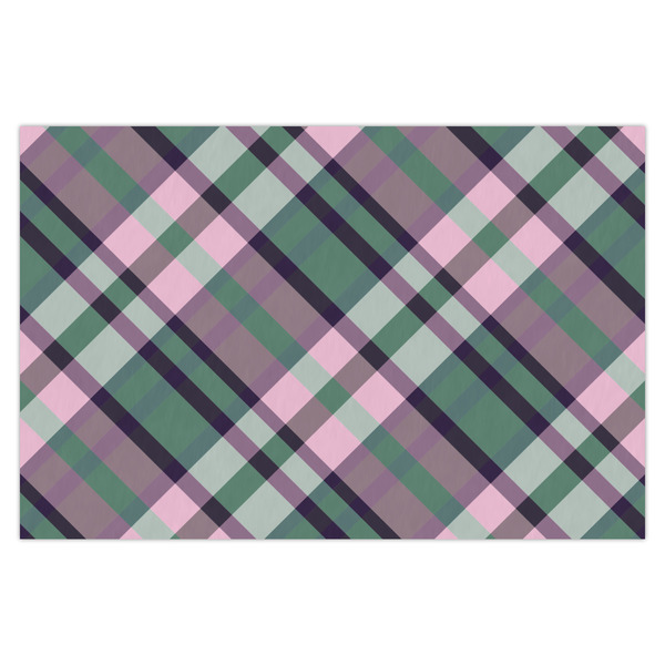 Custom Plaid with Pop Tissue Paper Sheets - X-Large - Heavyweight
