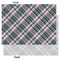 Plaid with Pop Tissue Paper - Lightweight - Large - Front & Back