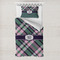 Plaid with Pop Toddler Bedding