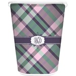 Plaid with Pop Waste Basket (Personalized)