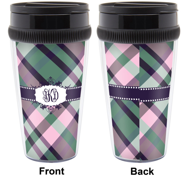 Plaid with Pop Travel Mug Approval (Personalized)