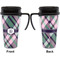 Plaid with Pop Travel Mug with Black Handle - Approval