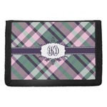 Plaid with Pop Trifold Wallet (Personalized)