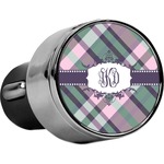 Plaid with Pop USB Car Charger (Personalized)