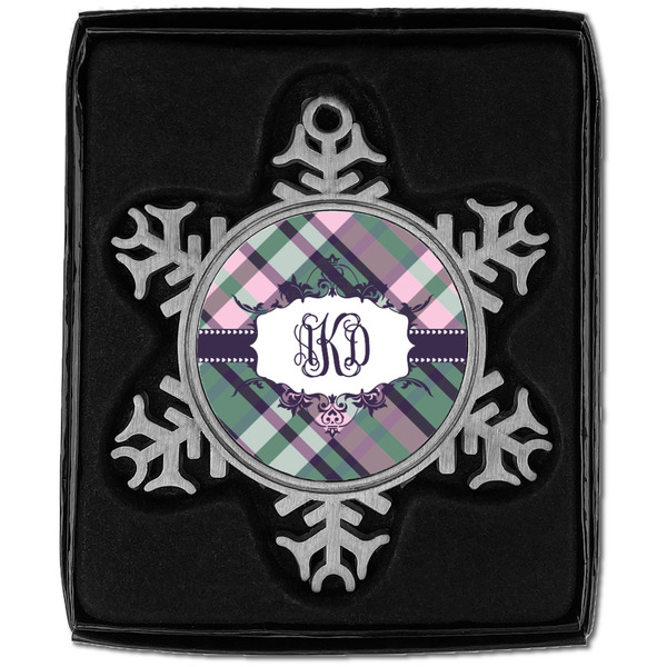 Plaid with Pop Vintage Snowflake - In box
