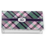 Plaid with Pop Vinyl Checkbook Cover (Personalized)