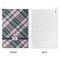 Plaid with Pop Waffle Weave Golf Towel - Approval