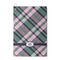 Plaid with Pop Waffle Weave Golf Towel - Front/Main