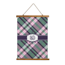 Plaid with Pop Wall Hanging Tapestry (Personalized)