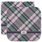 Plaid with Pop Washcloth / Face Towels