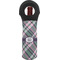 Plaid with Pop Wine Tote Bag (Personalized)