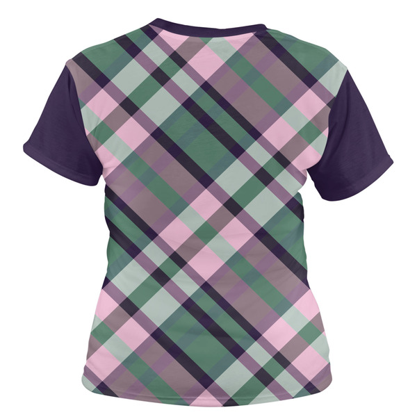 Plaid with Pop Women's T-shirt Back