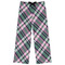 Plaid with Pop Womens Pajama Pants - XS