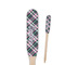Plaid with Pop Paddle Wooden Food Picks - Single Sided (Personalized)